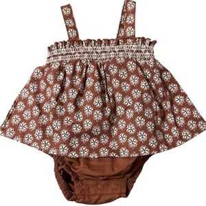 Carter's Baby Brown Floral one piece size 3 Months